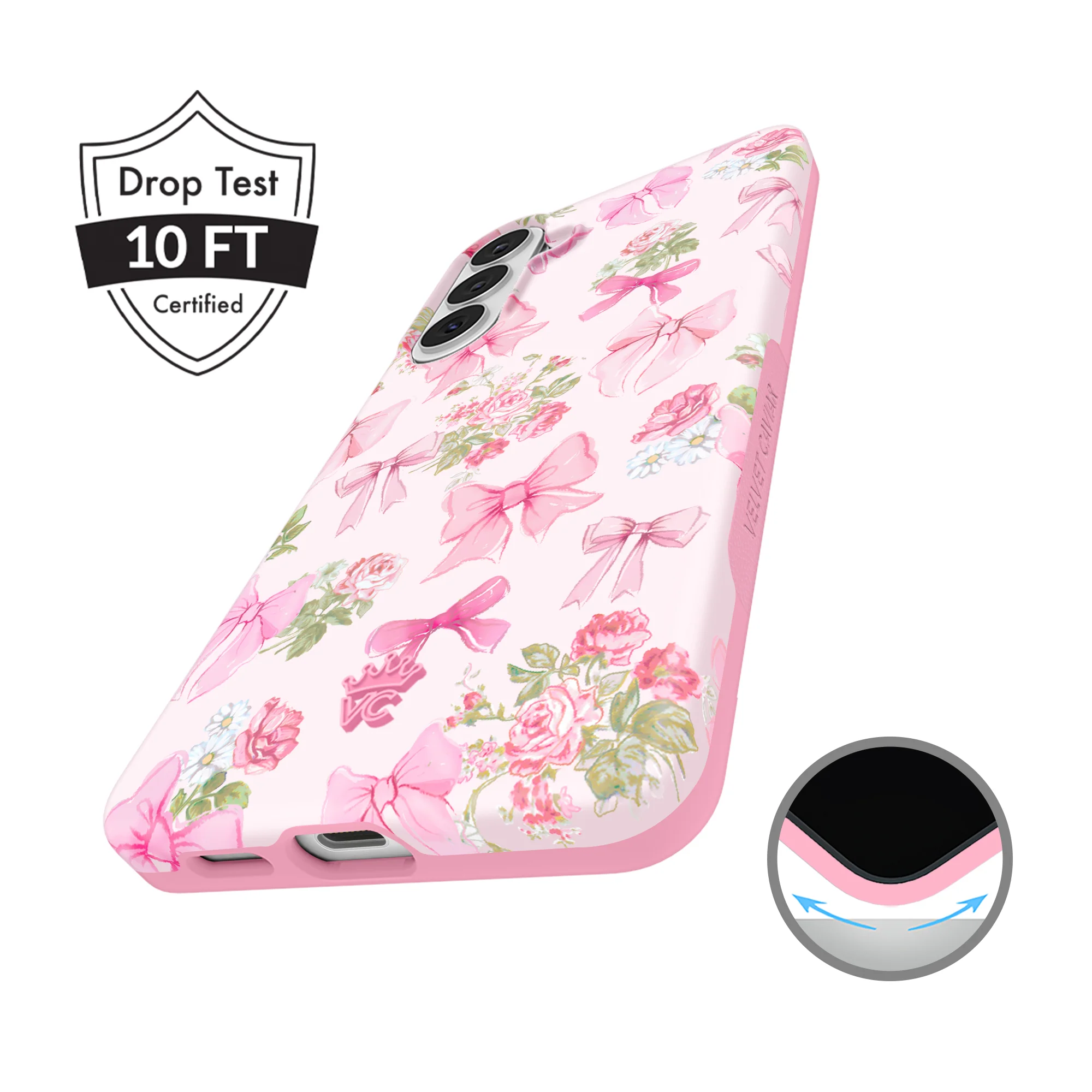 Posie Pink Bow Samsung Case - Image 72