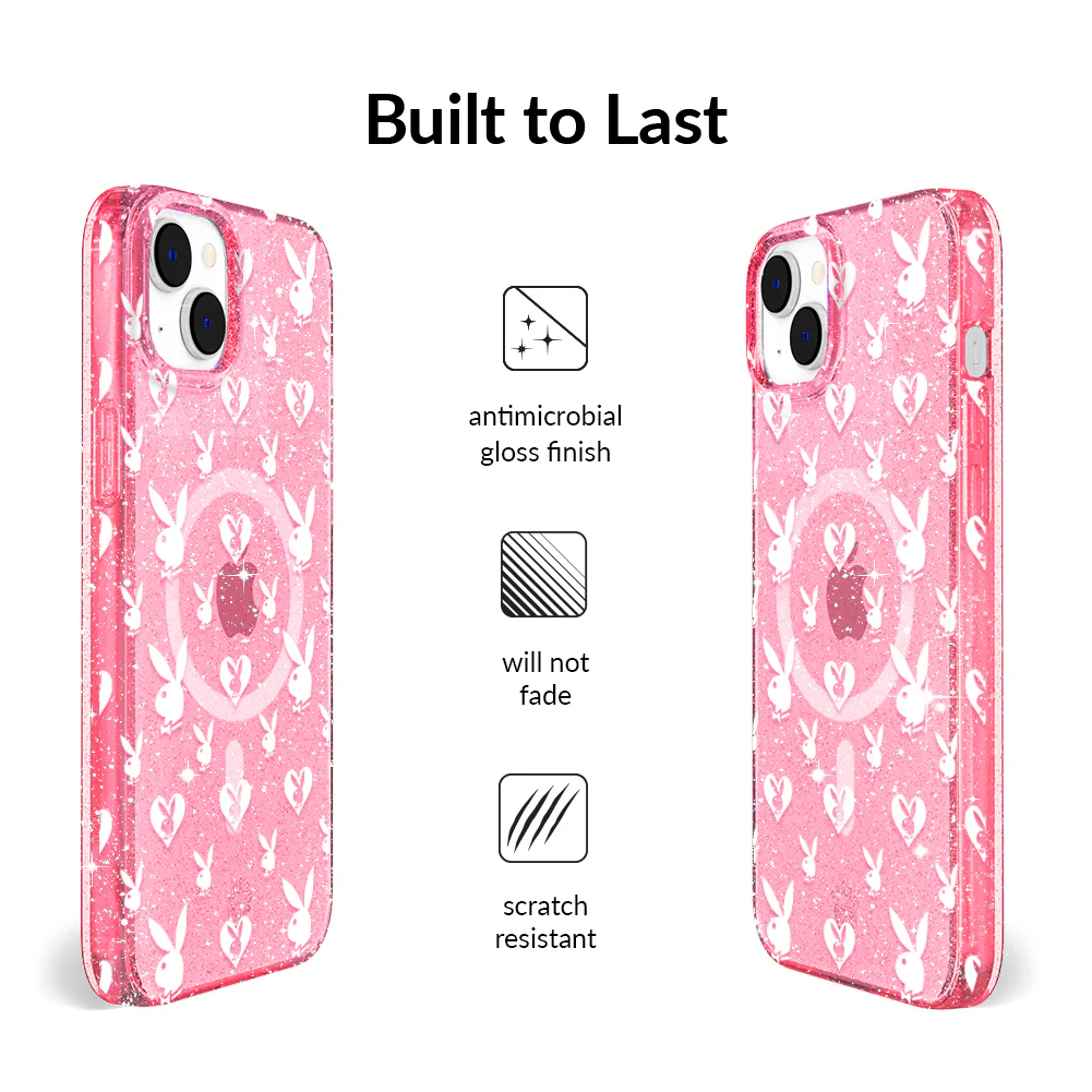 Playboy Pink Bunny Glitter iPhone Case - Image 16