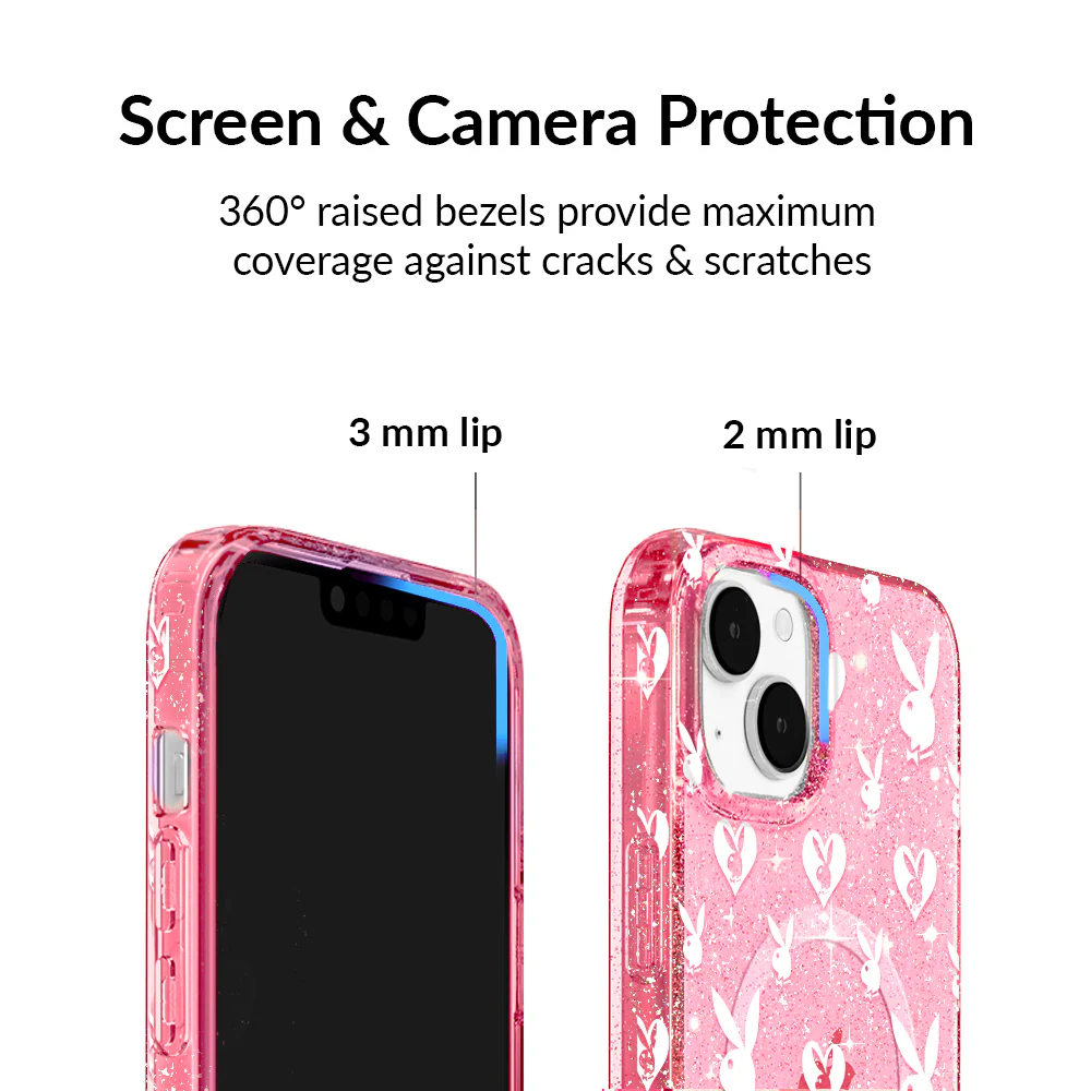 Playboy Pink Bunny Glitter iPhone Case - Image 20