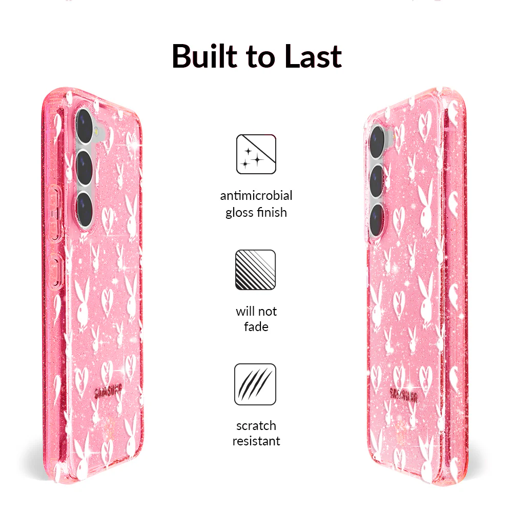 Playboy Pink Bunny Glitter Samsung Case - Image 10