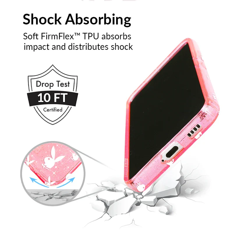Playboy Pink Bunny Glitter Samsung Case - Image 12