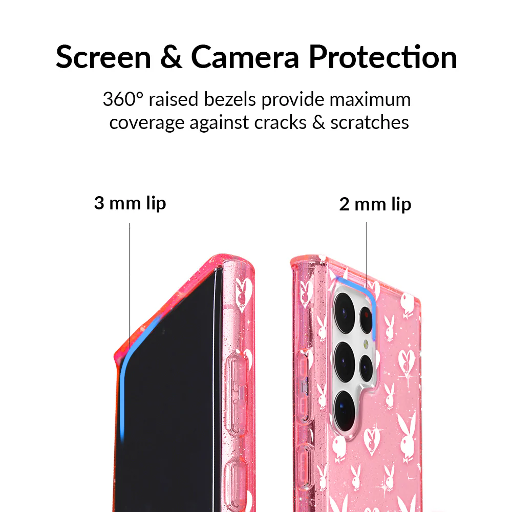 Playboy Pink Bunny Glitter Samsung Case - Image 15