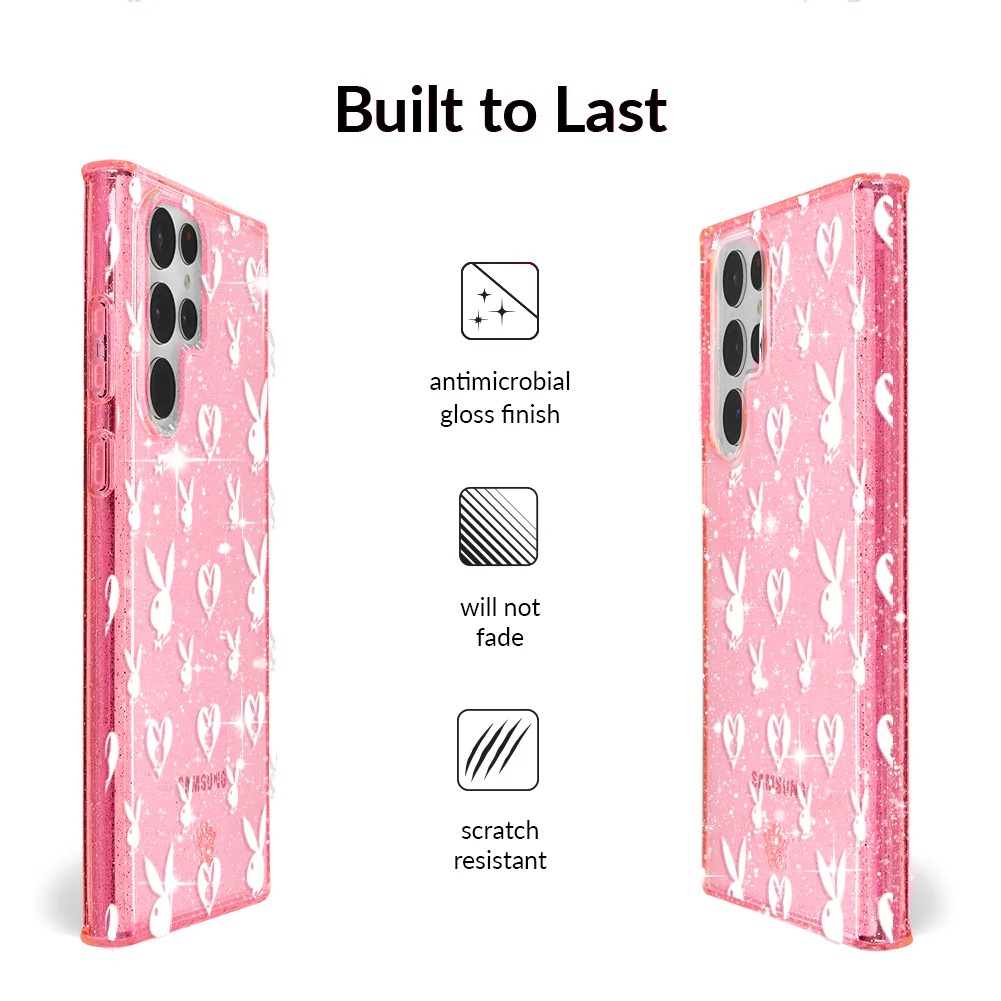 Playboy Pink Bunny Glitter Samsung Case - Image 16