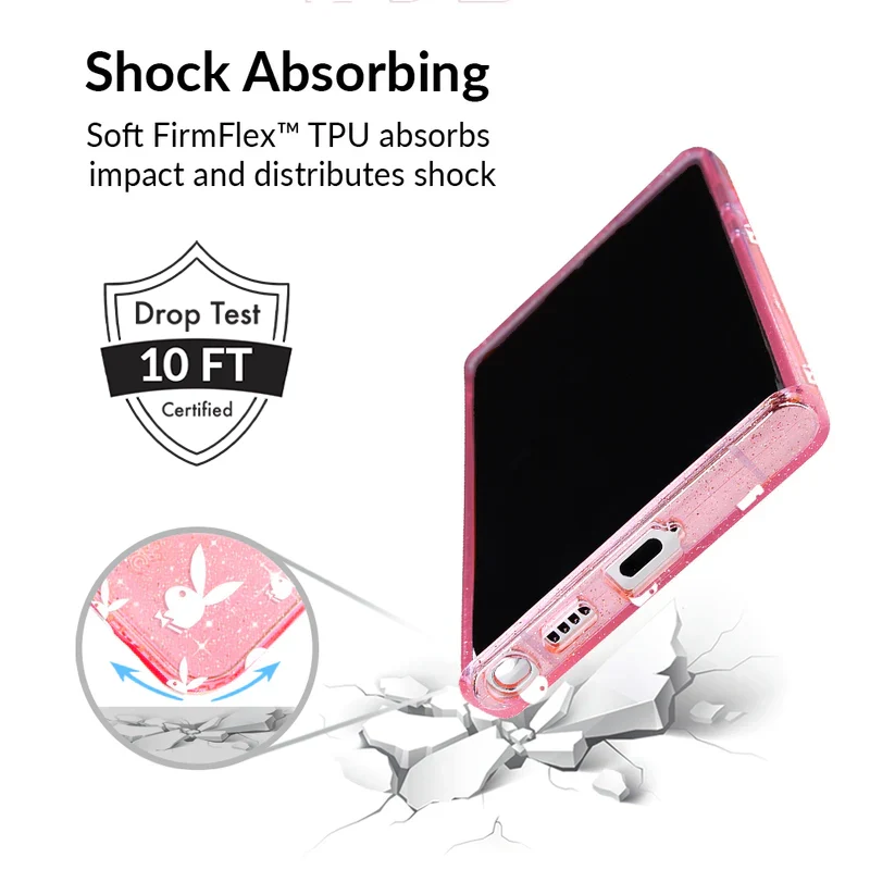 Playboy Pink Bunny Glitter Samsung Case - Image 18