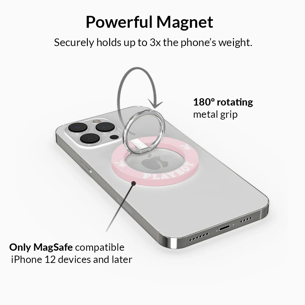 Playboy Pink Bunny MagSafe Grip Ring - Image 4