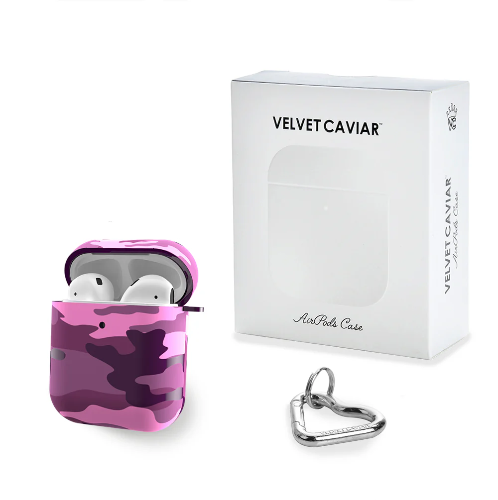 Magenta Camo AirPod Case - Image 5