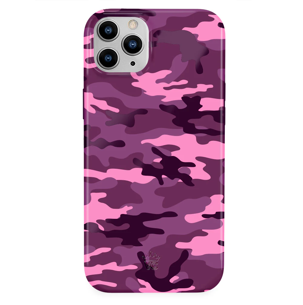 Magenta Camo iPhone Case - Image 109
