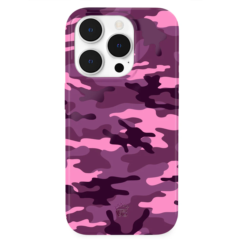 Magenta Camo iPhone Case - Image 37