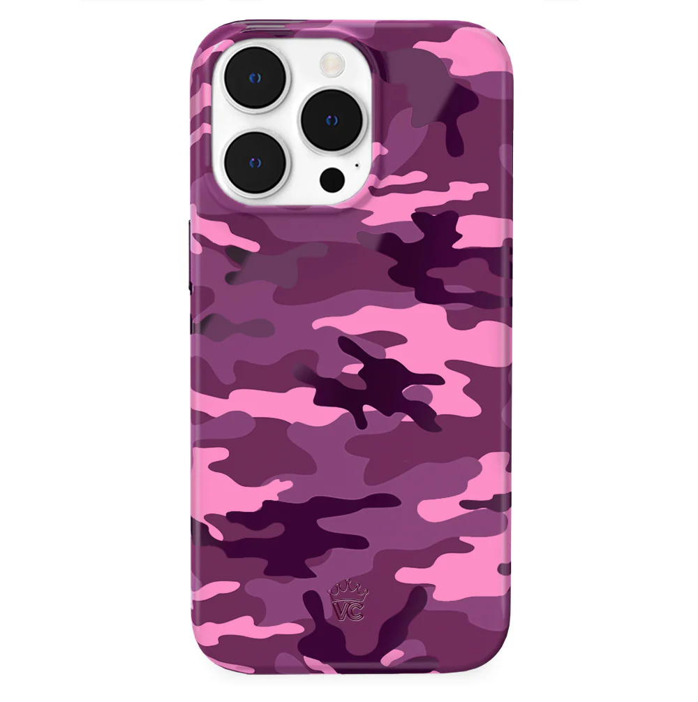 Magenta Camo iPhone Case - Image 43