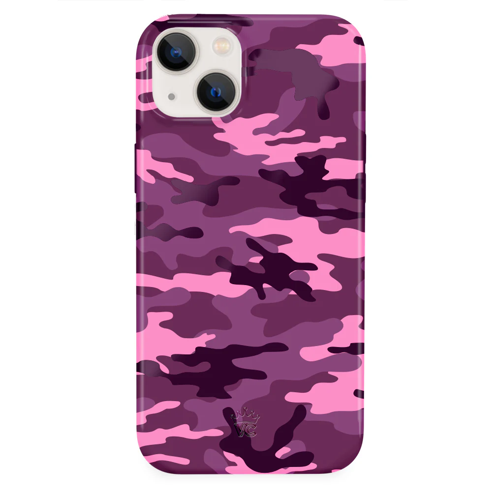 Magenta Camo iPhone Case - Image 49