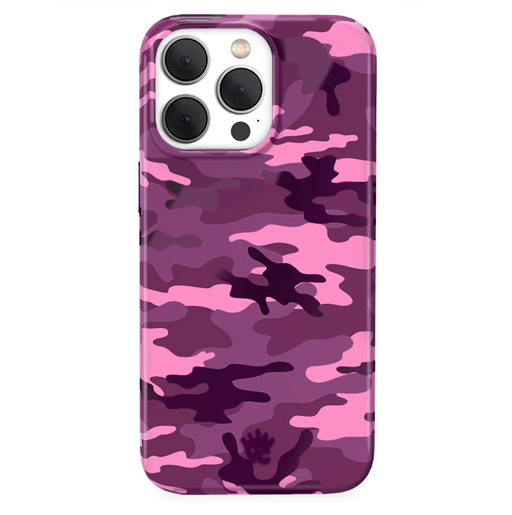 Magenta Camo iPhone Case - Image 7