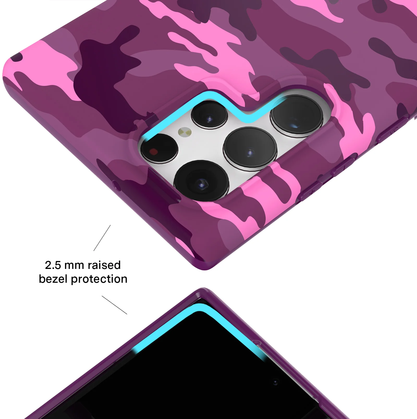 Magenta Camo Samsung Case - Image 12