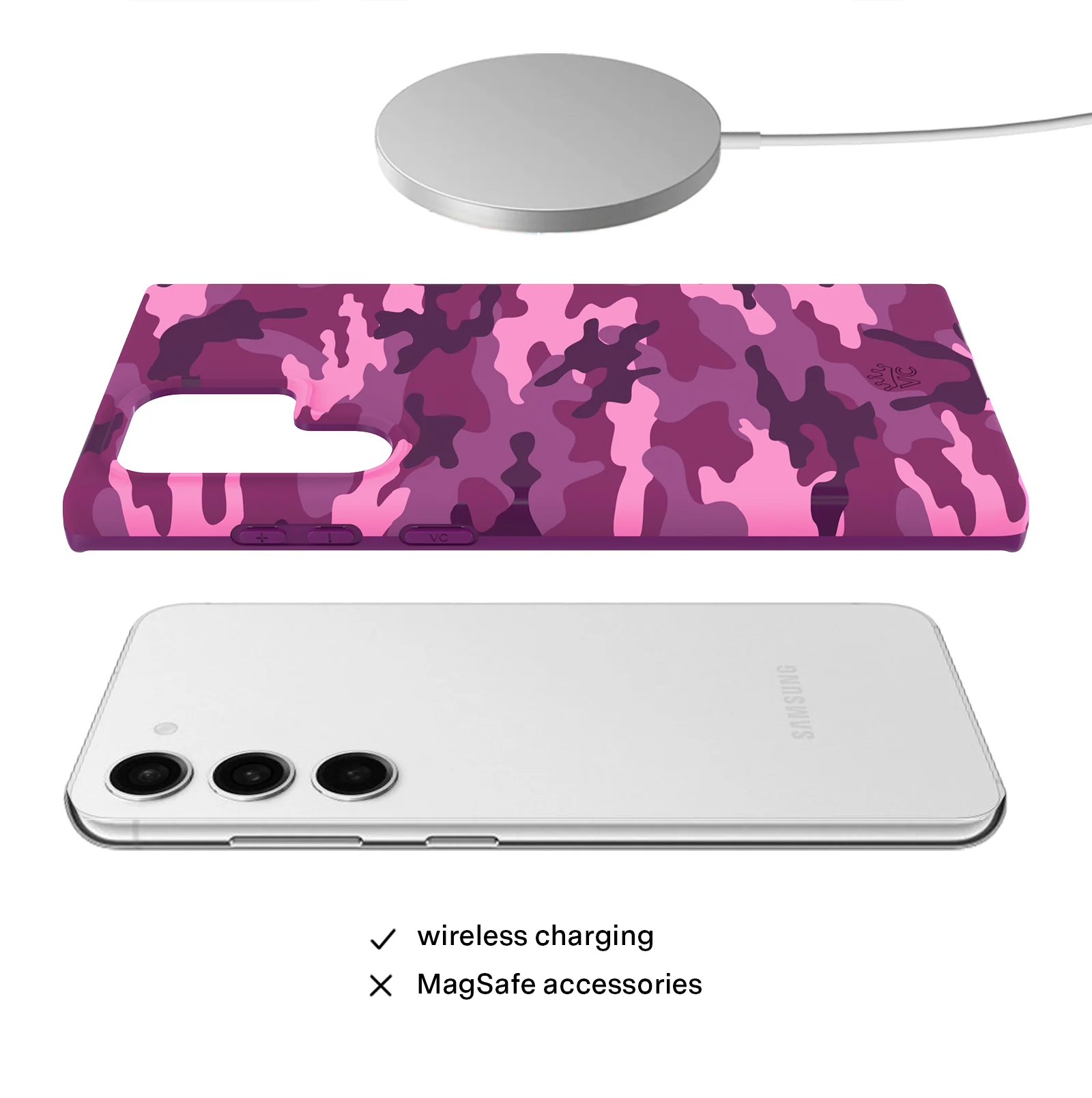 Magenta Camo Samsung Case - Image 14