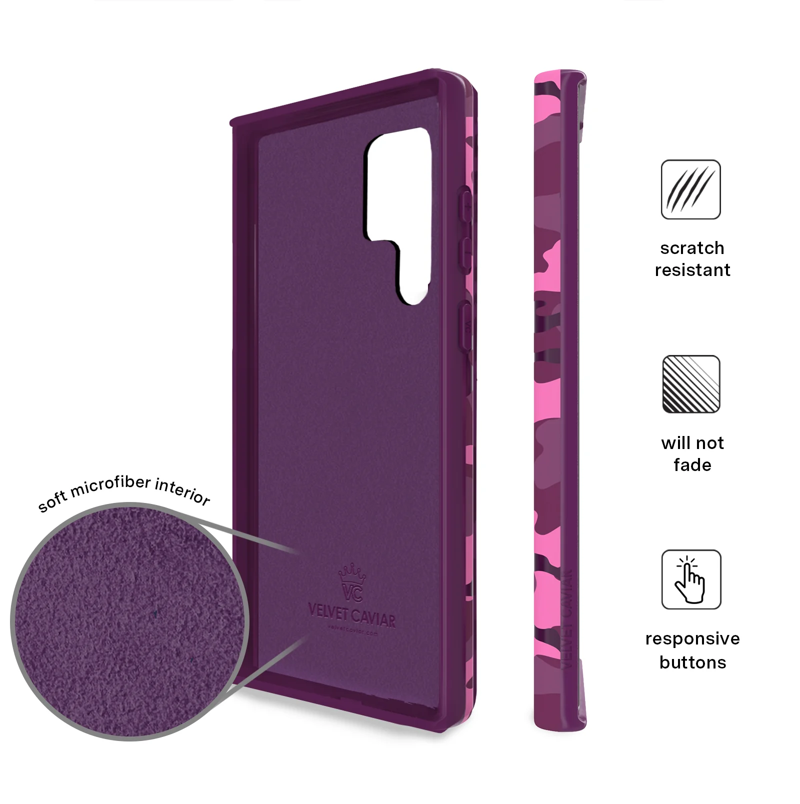 Magenta Camo Samsung Case - Image 15
