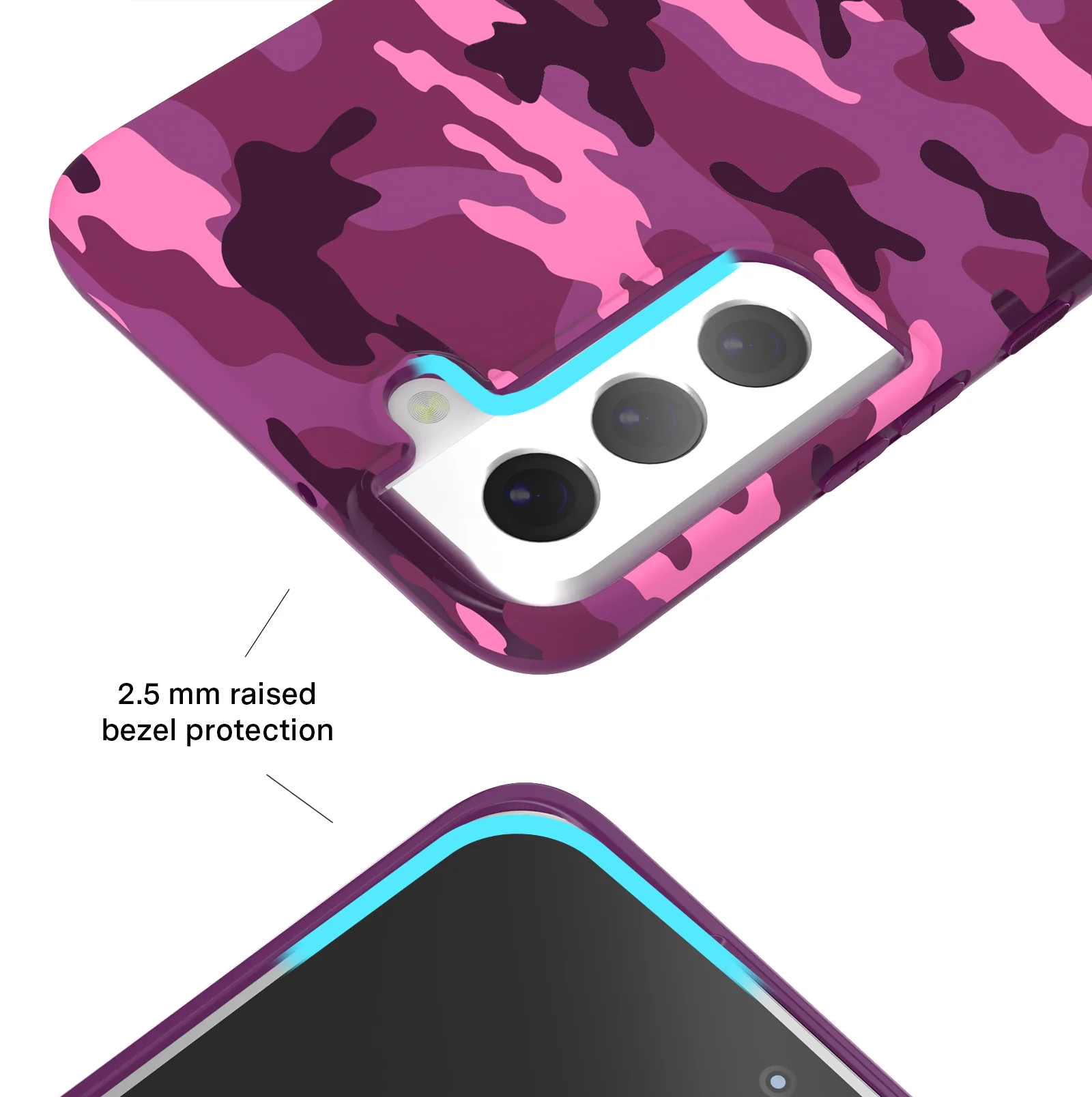 Magenta Camo Samsung Case - Image 34