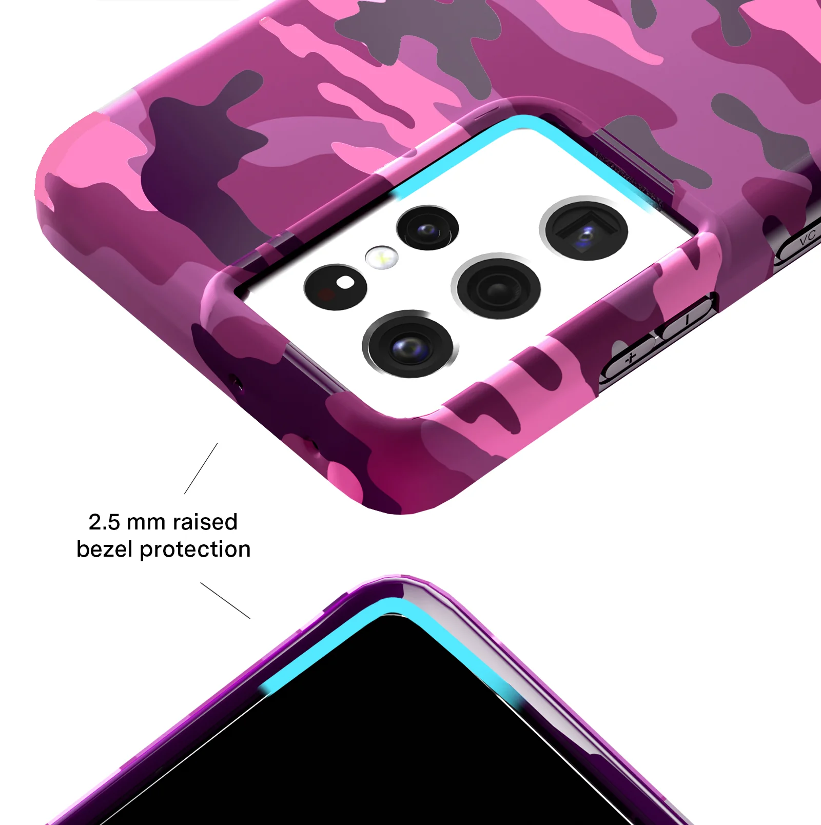 Magenta Camo Samsung Case - Image 43