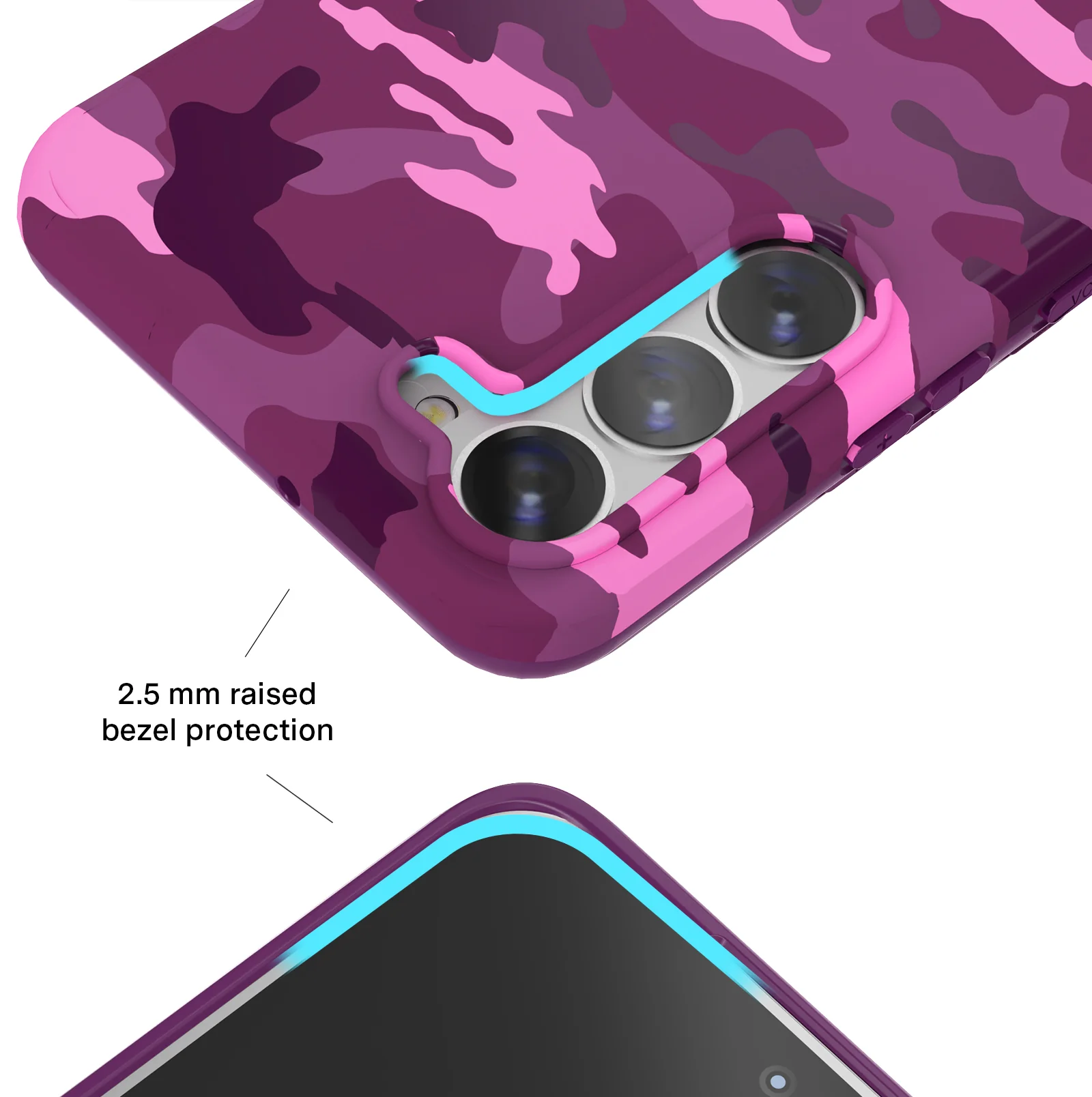 Magenta Camo Samsung Case - Image 7
