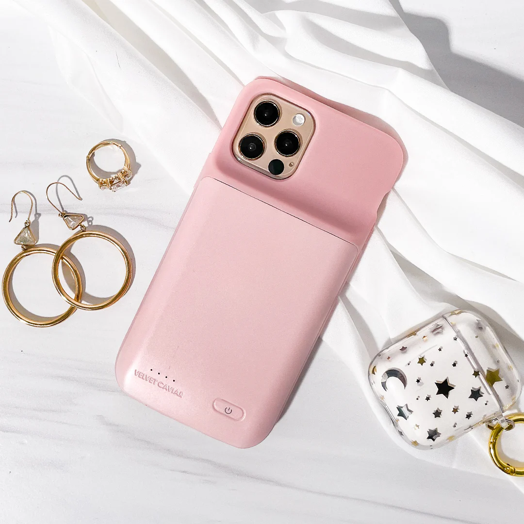 Pink iPhone Charging Case - Image 23