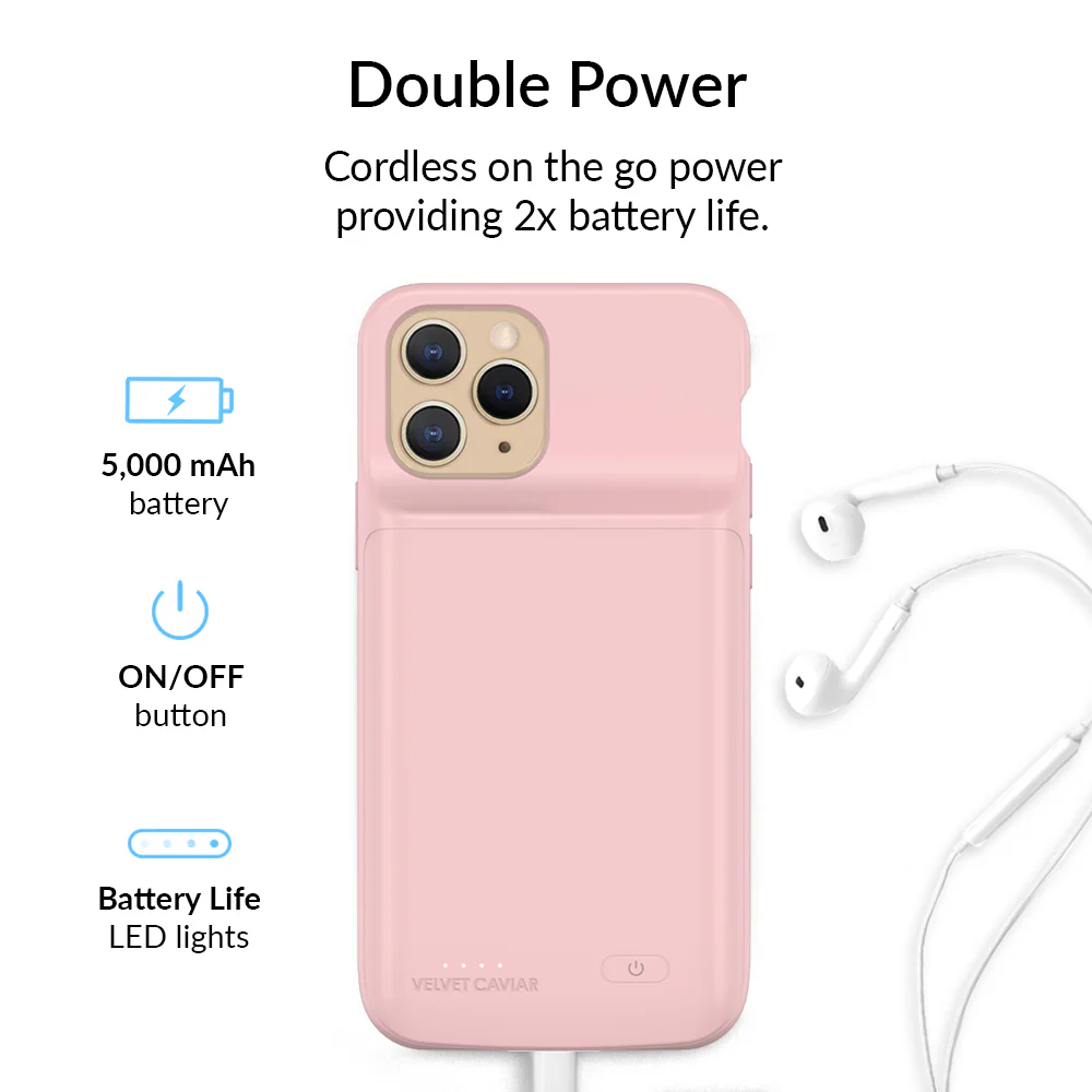 Pink iPhone Charging Case - Image 24