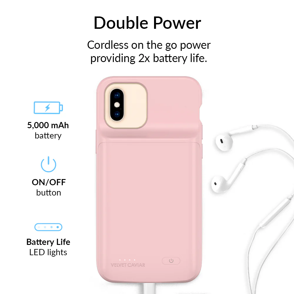 Pink iPhone Charging Case - Image 3