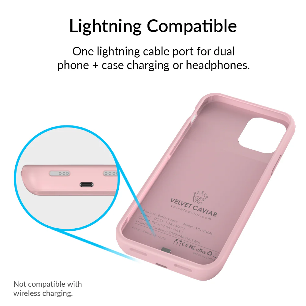 Pink iPhone Charging Case - Image 49