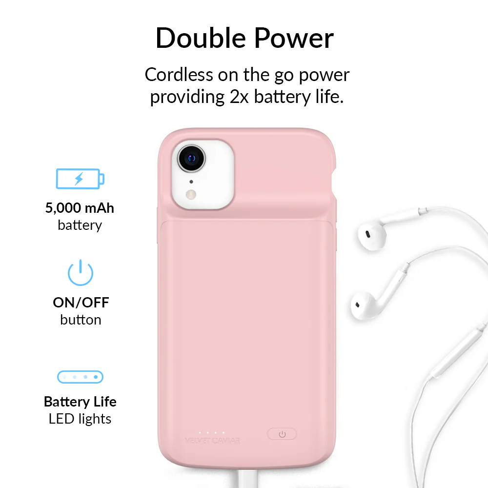 Pink iPhone Charging Case - Image 52