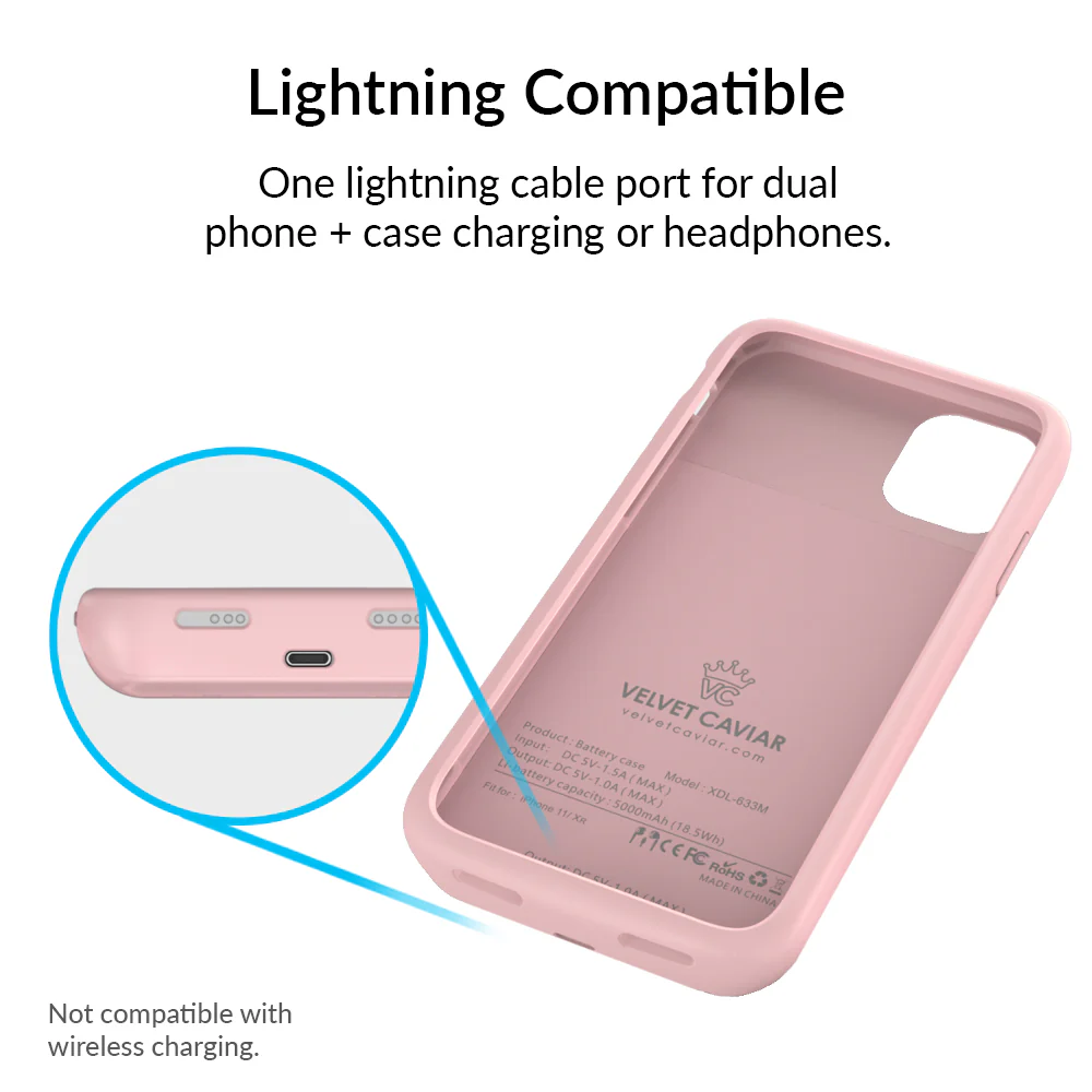 Pink iPhone Charging Case - Image 56