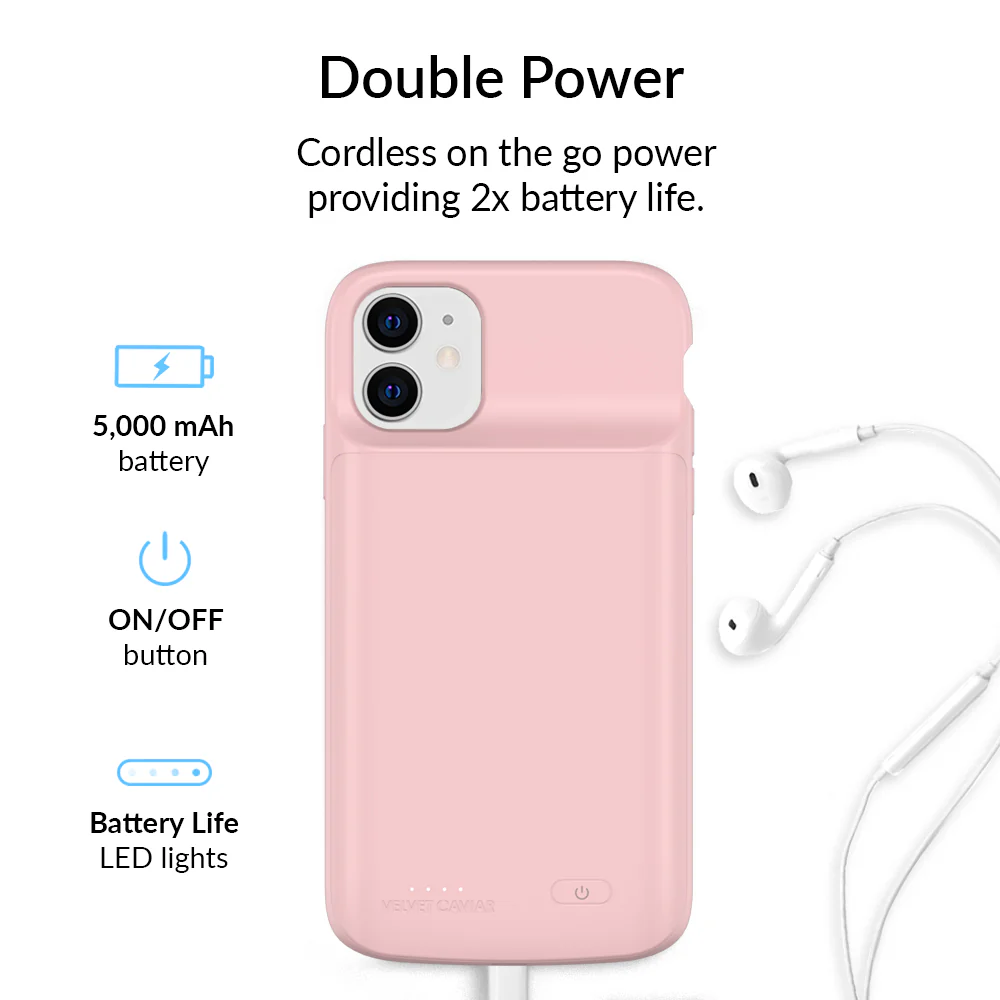 Pink iPhone Charging Case - Image 59