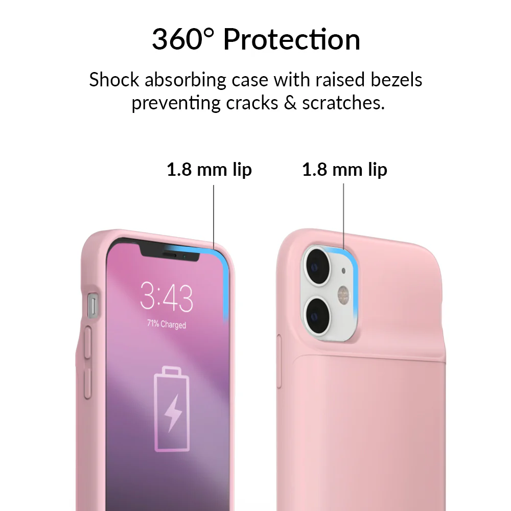 Pink iPhone Charging Case - Image 61
