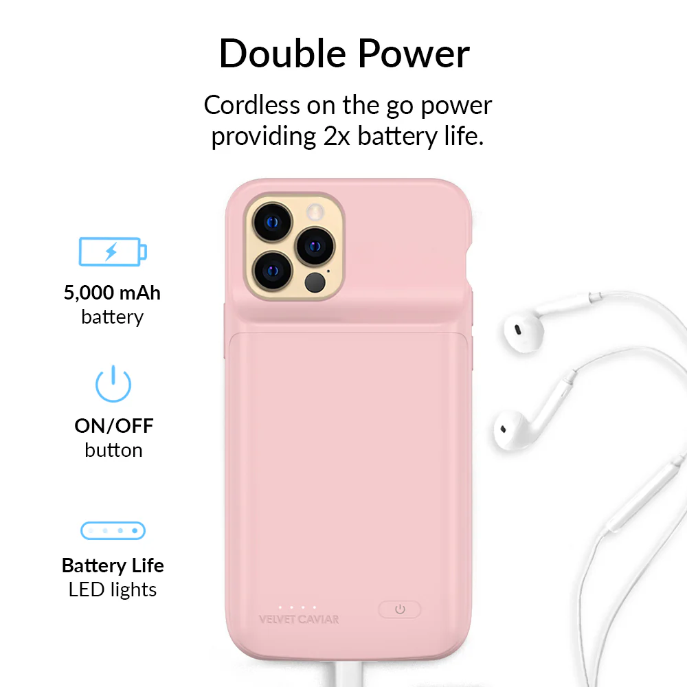 Pink iPhone Charging Case - Image 73
