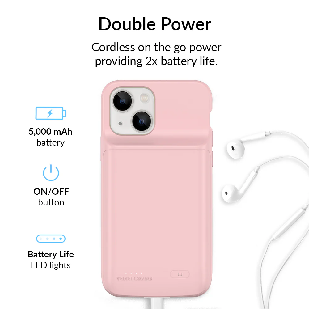 Pink iPhone Charging Case - Image 80
