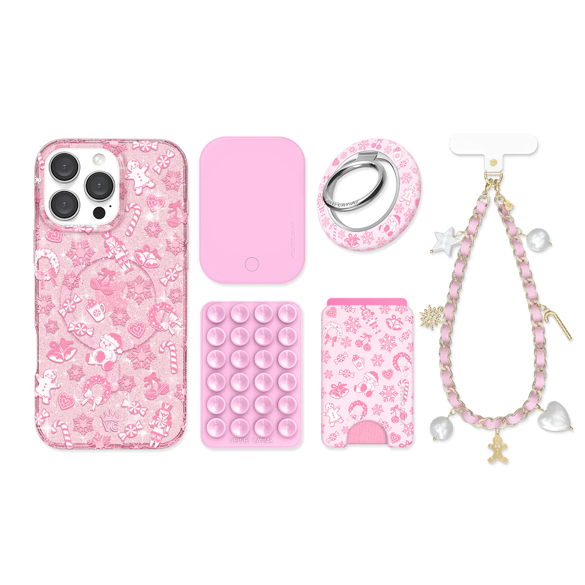 Pink Christmas Glitter iPhone Bundle - Image 10