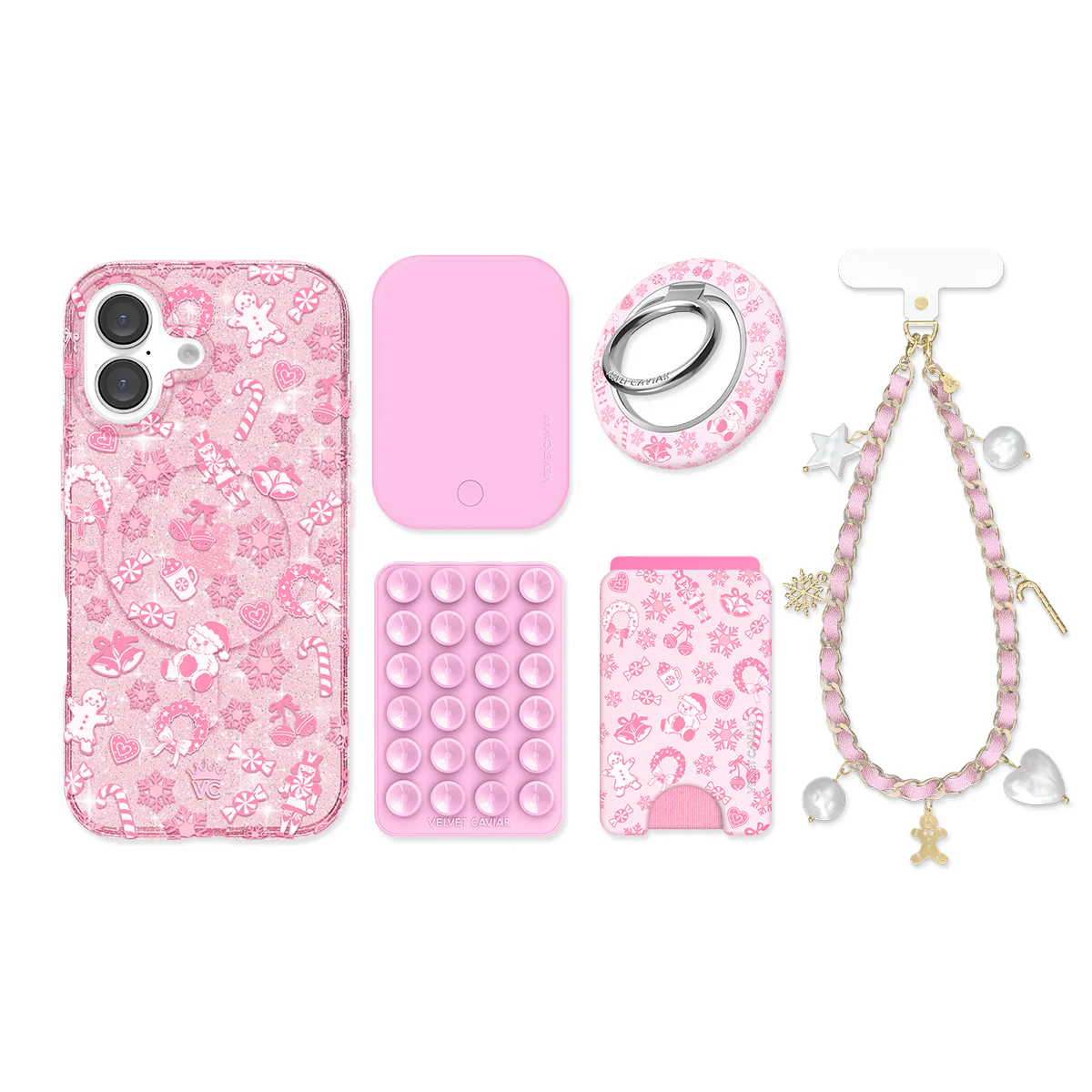 Pink Christmas Glitter iPhone Bundle - Image 12