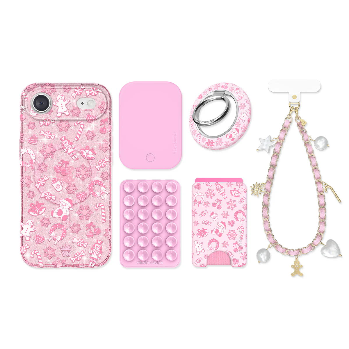 Pink Christmas Glitter iPhone Bundle - Image 13