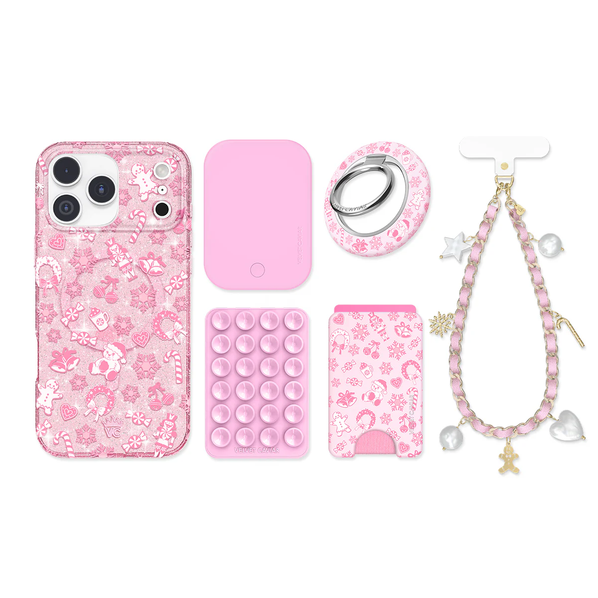 Pink Christmas Glitter iPhone Bundle - Image 14