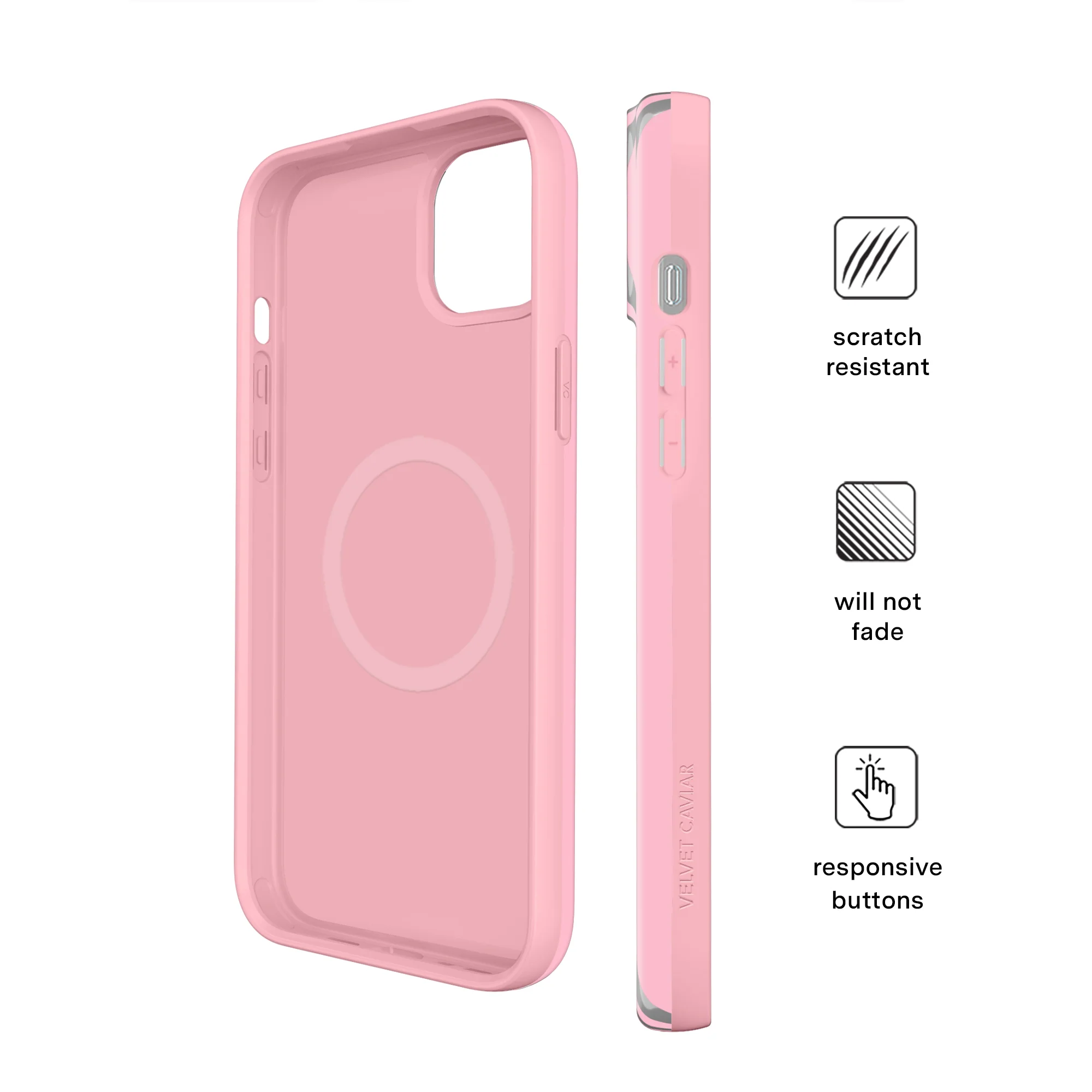 Pink Chrome Stripes iPhone Case - Image 10