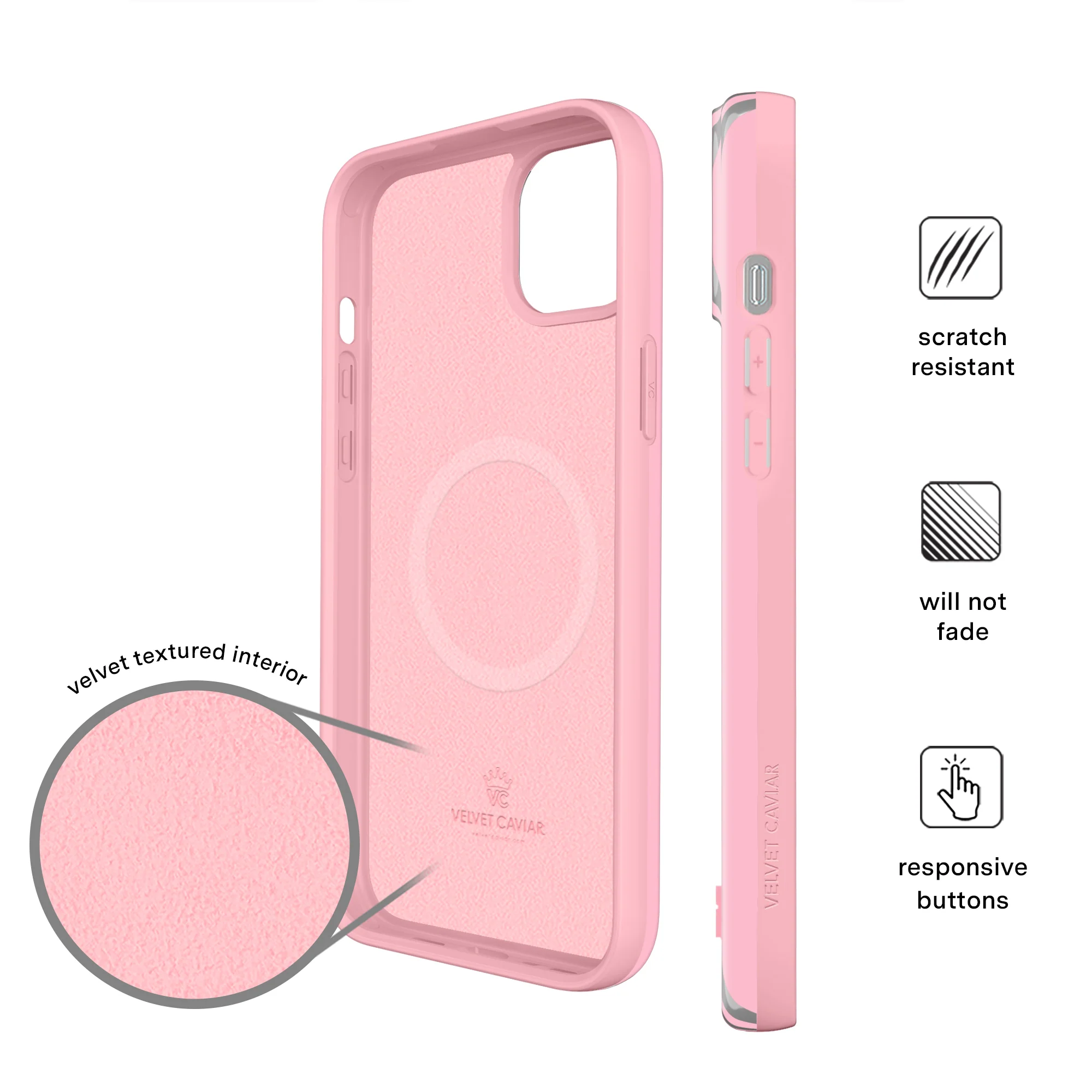 Pink Chrome Stripes iPhone Case - Image 25
