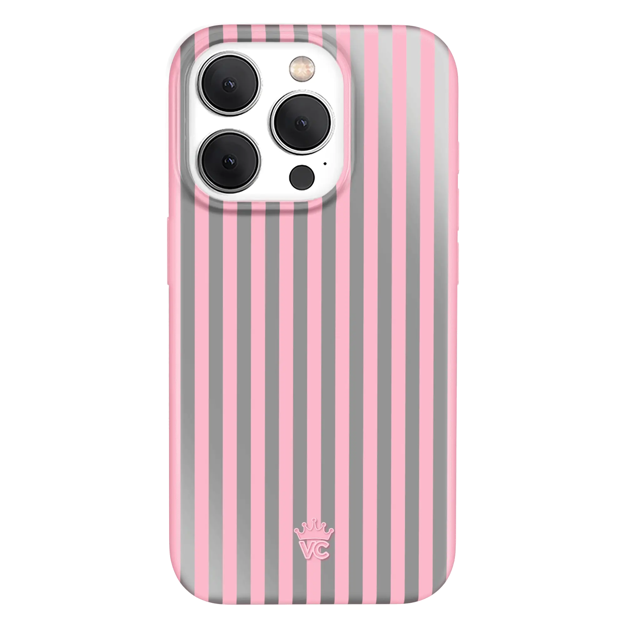 Pink Chrome Stripes iPhone Case - Image 31