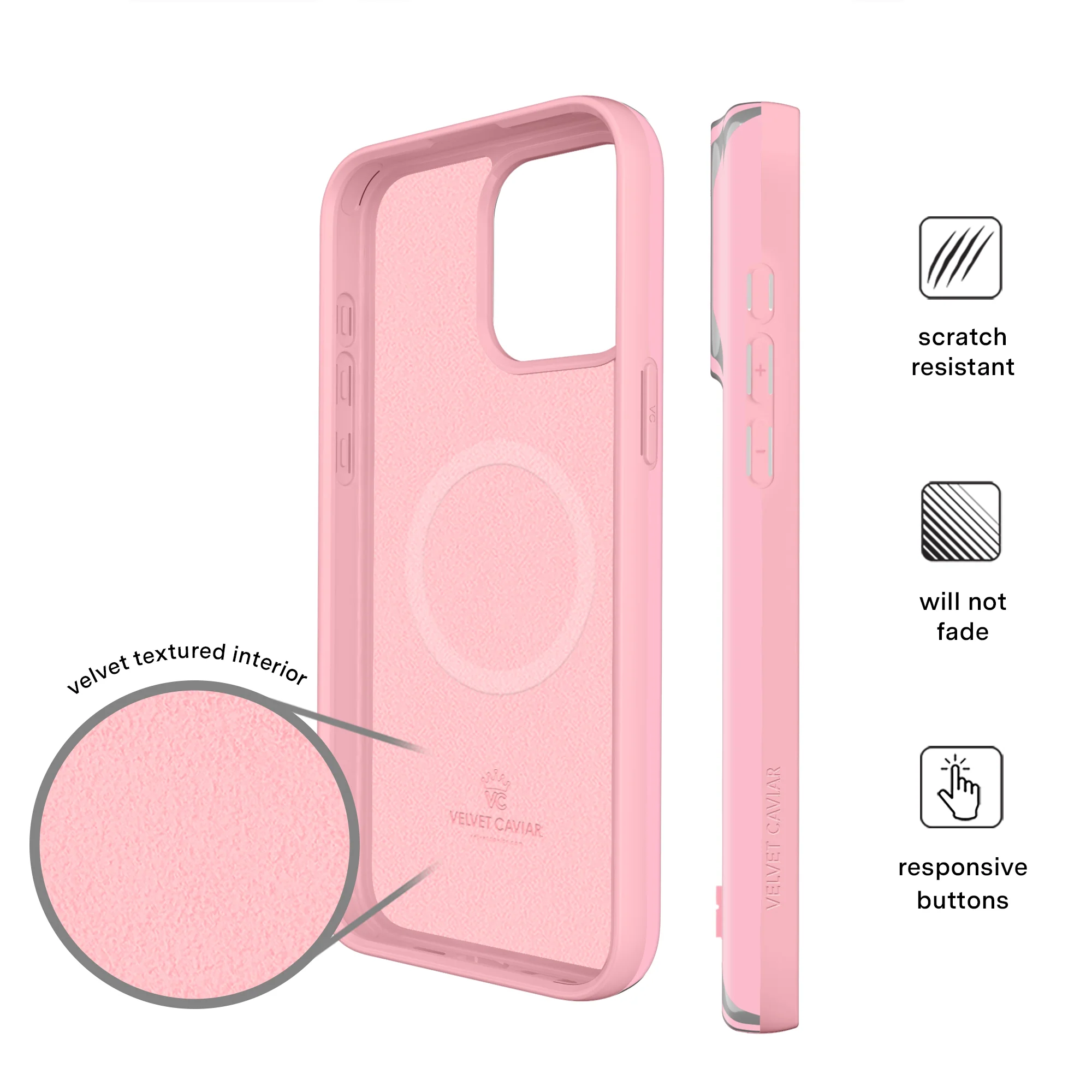 Pink Chrome Stripes iPhone Case - Image 35