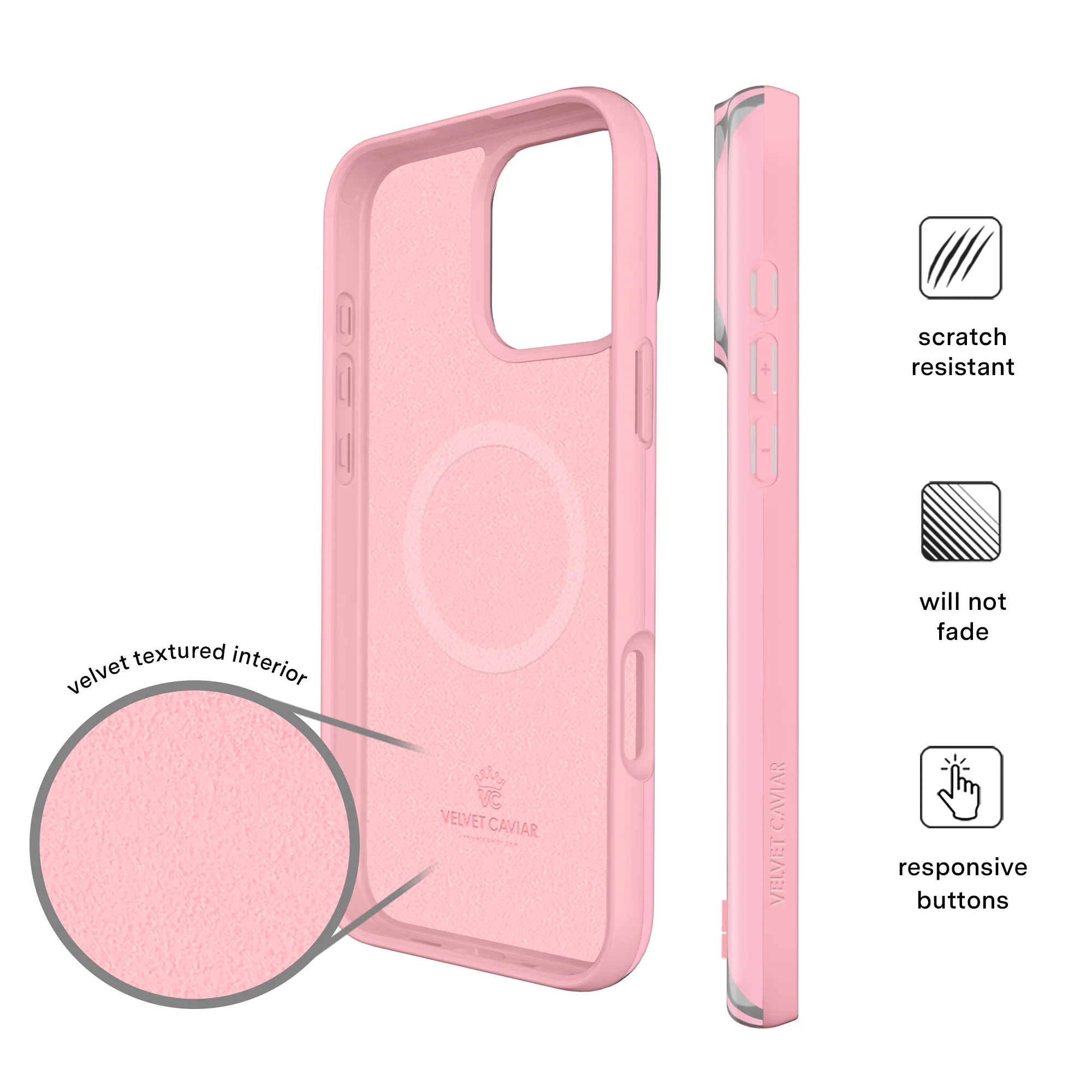 Pink Chrome Stripes iPhone Case - Image 60