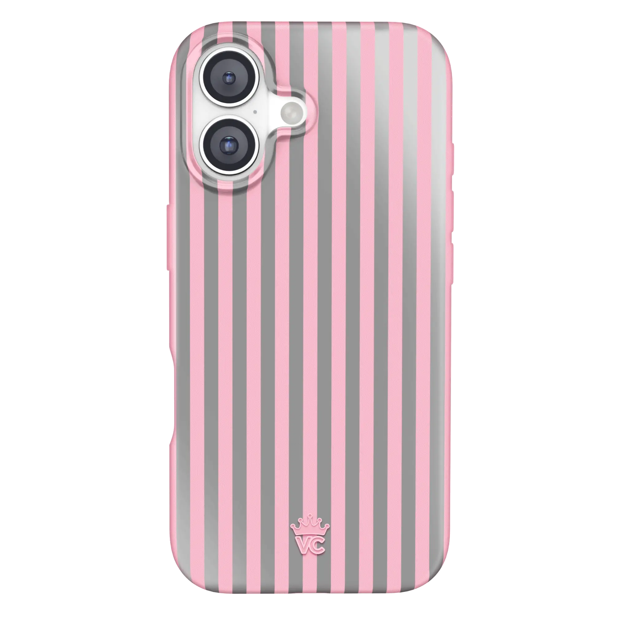 Pink Chrome Stripes iPhone Case - Image 61