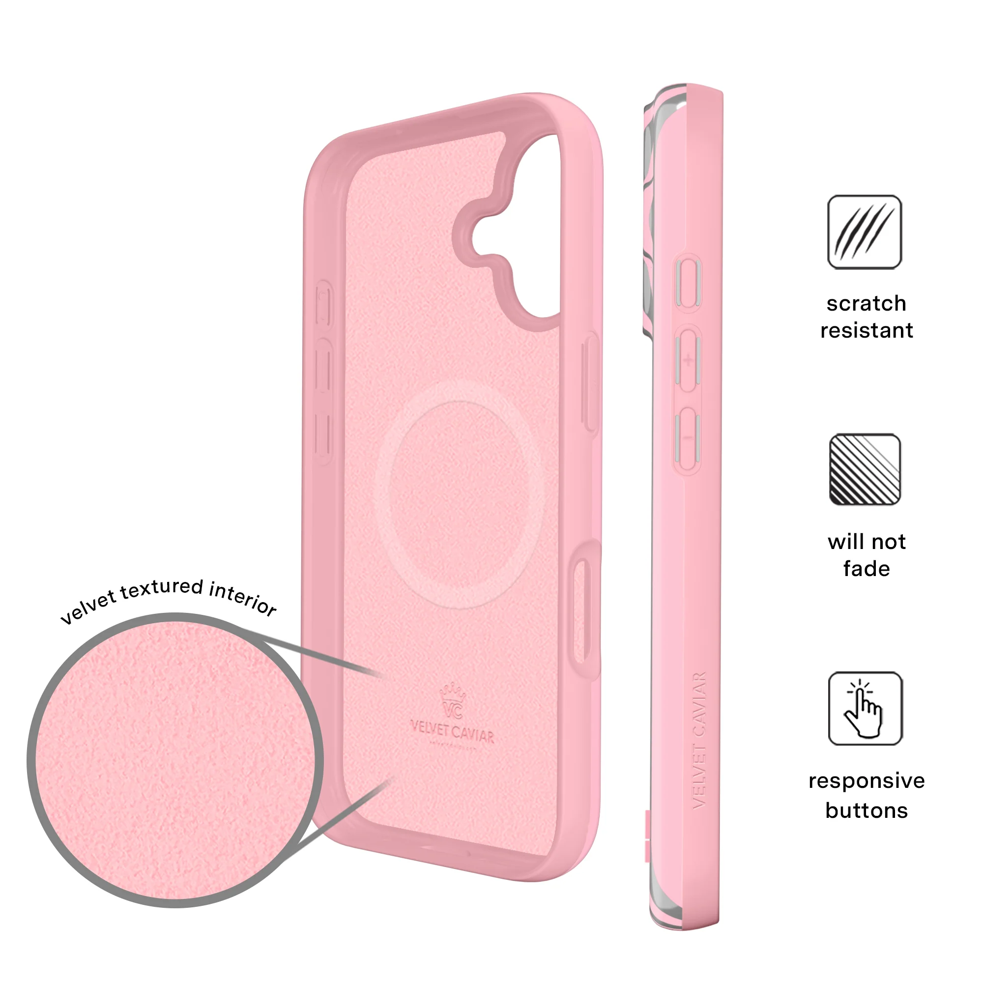Pink Chrome Stripes iPhone Case - Image 65