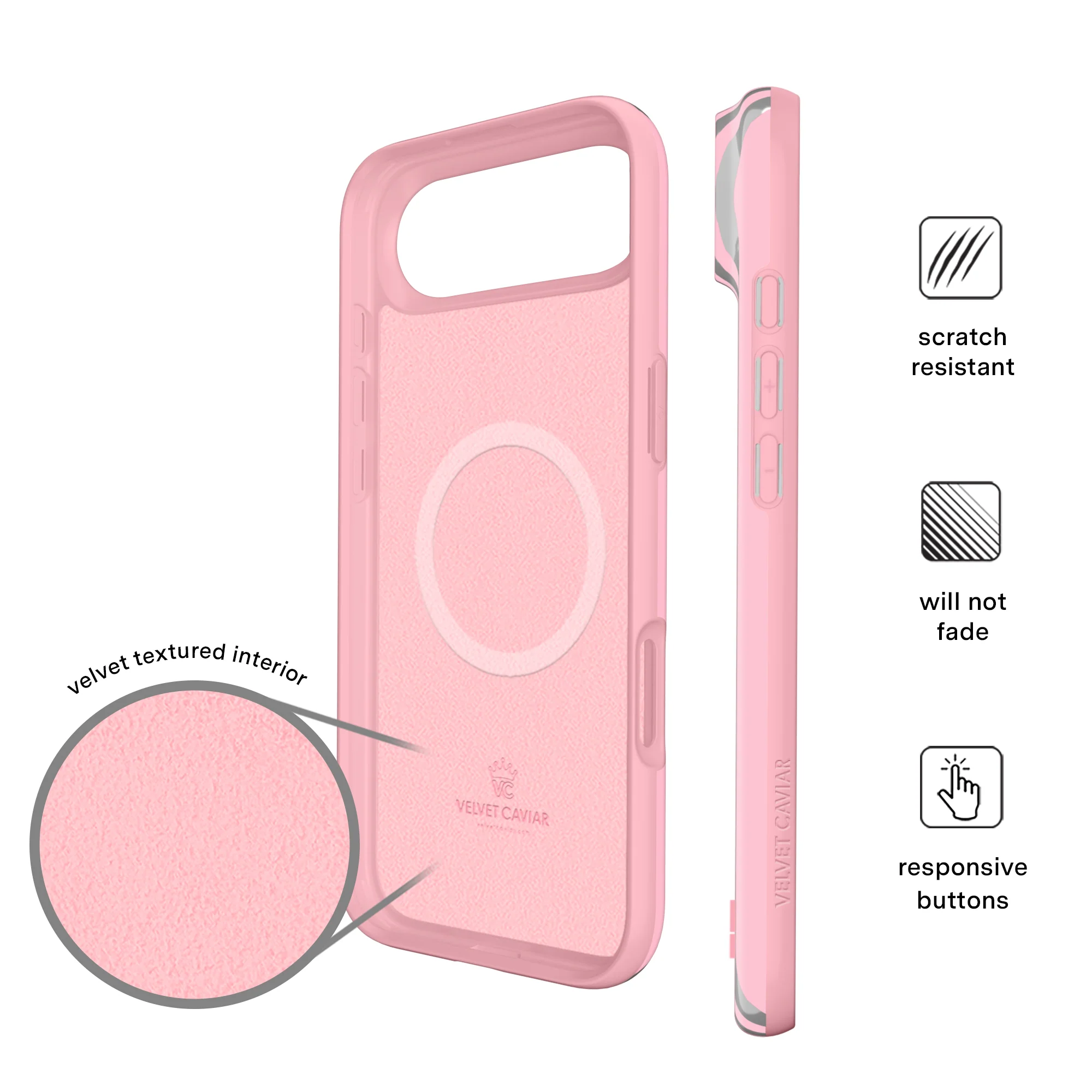 Pink Chrome Stripes iPhone Case - Image 70