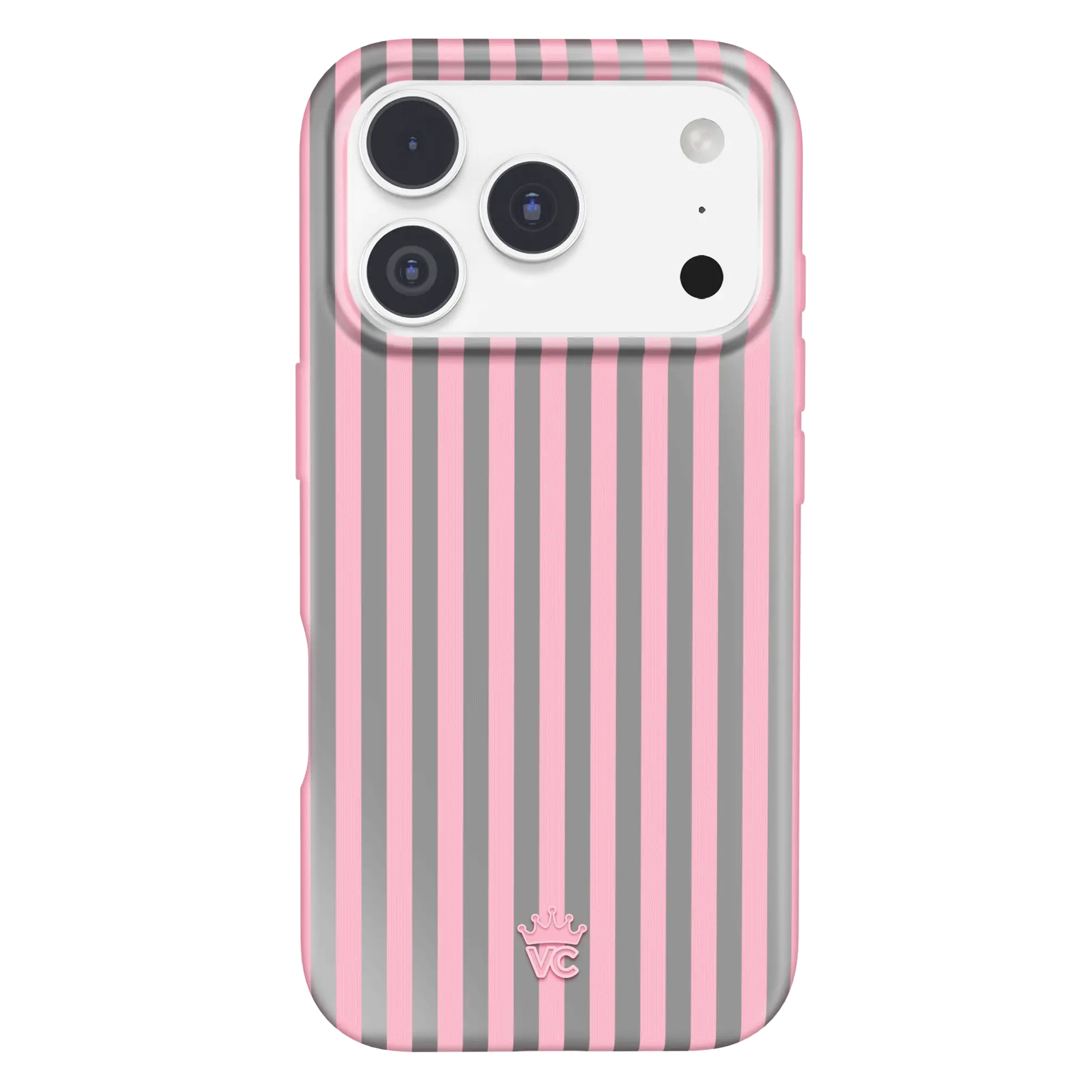 Pink Chrome Stripes iPhone Case - Image 71