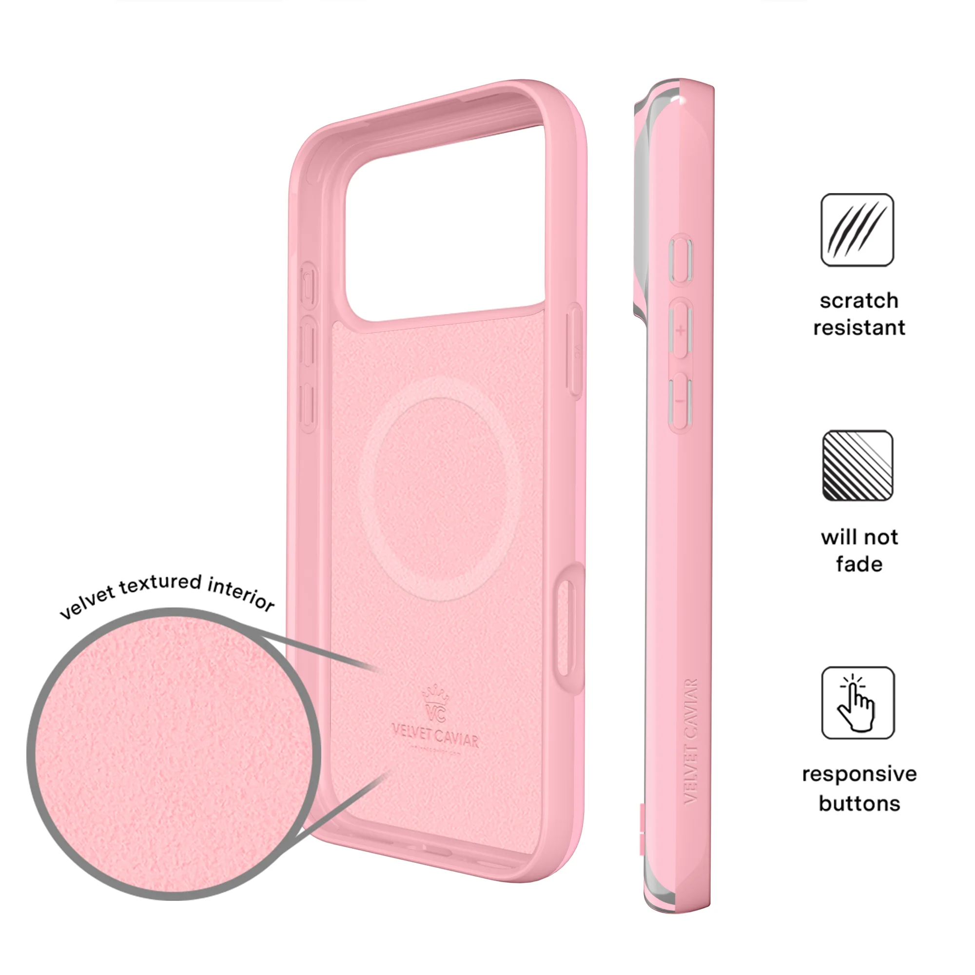 Pink Chrome Stripes iPhone Case - Image 80