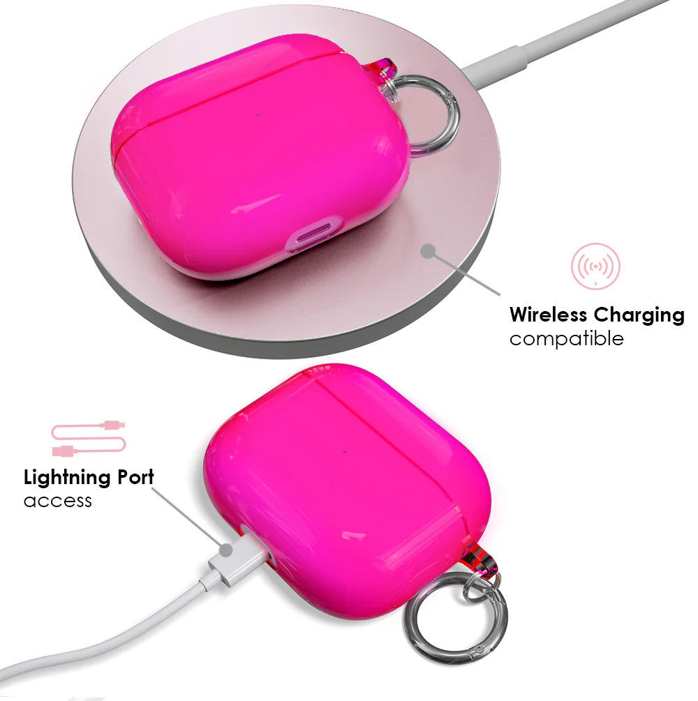Neon Pink AirPod Case - Image 13