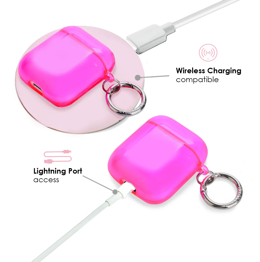 Neon Pink AirPod Case - Image 4