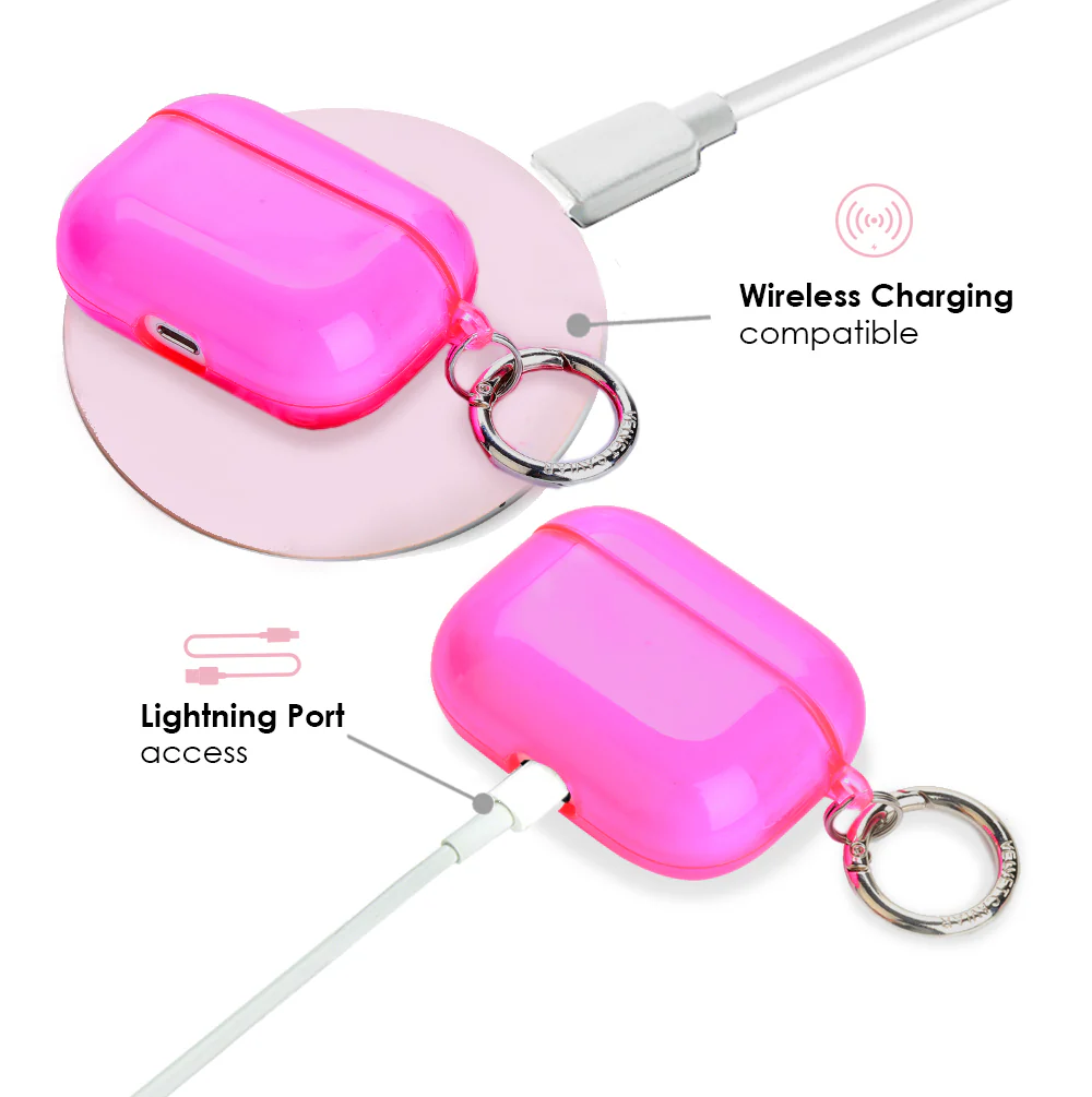 Neon Pink AirPod Case - Image 9
