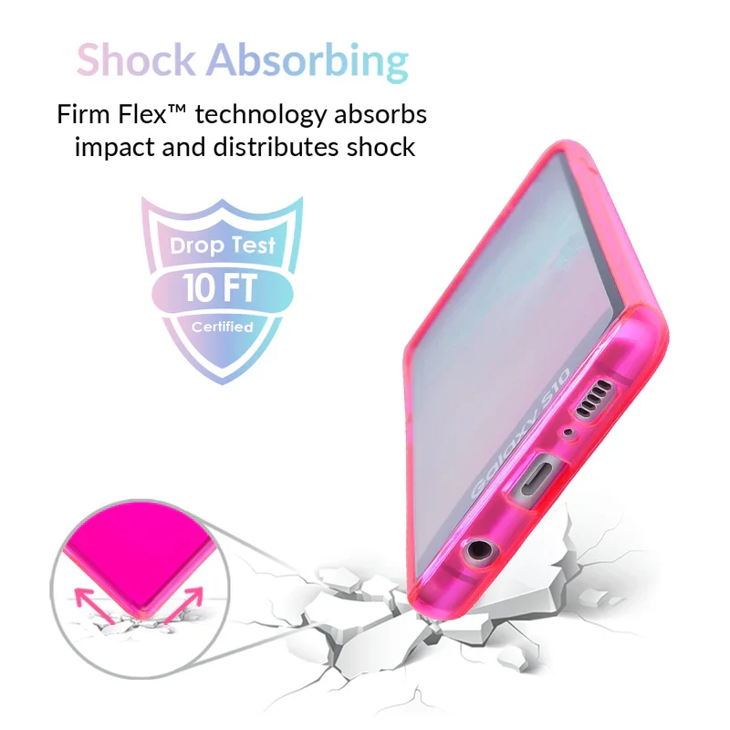 Neon Pink Clear Samsung Case - Image 15
