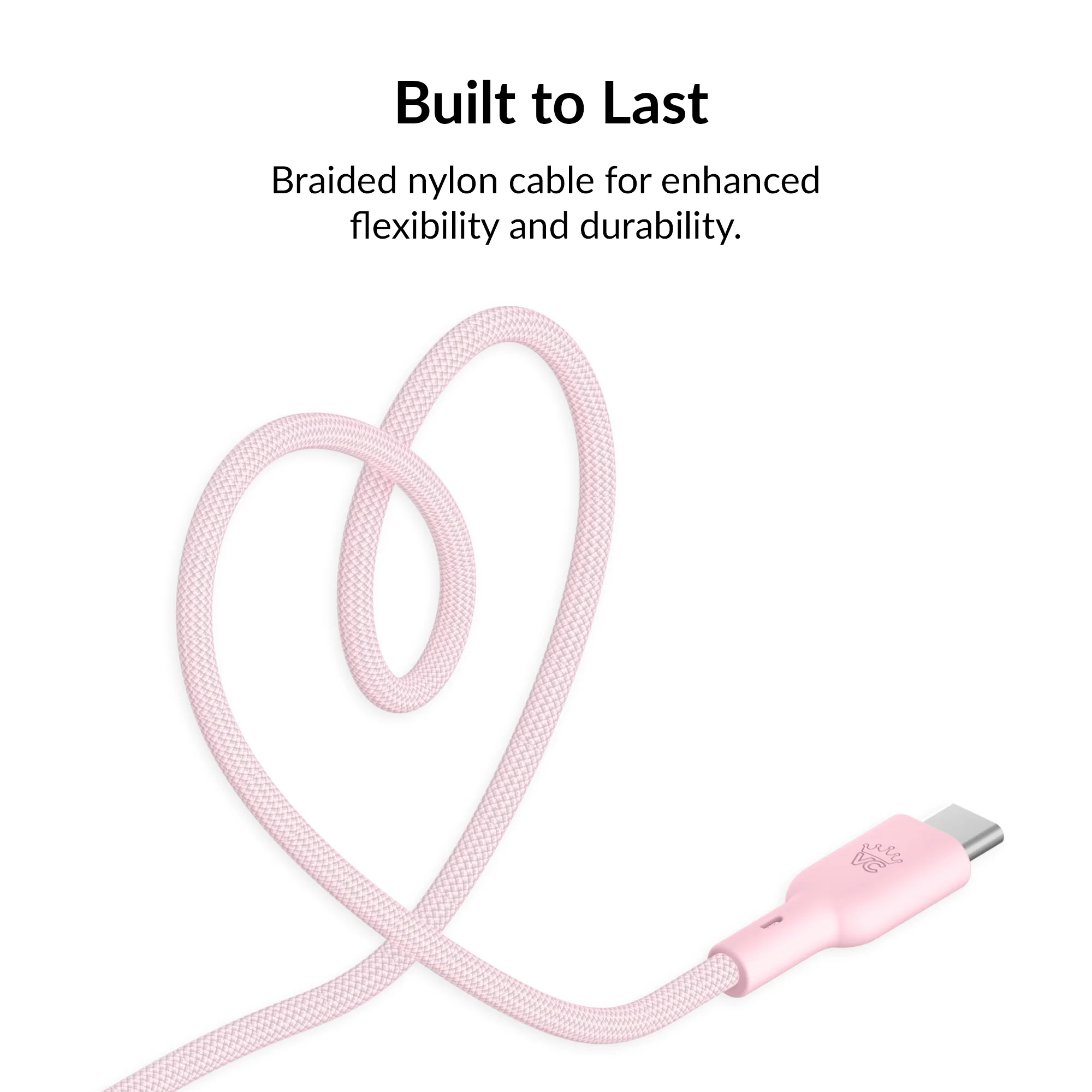 Strawberry Milk Fast Charging Cable, 6ft USB-C - Image 6